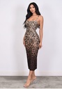 MIDI DRESS ANIMAL PRINT