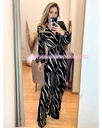 JUMSUIT MANGA LARGA ZEBRA
