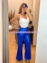 BLUSA HOLGADA SATINADA UN TIRANTE