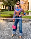BODY ANIMAL PRINT MANGA LARGA