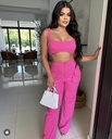 SET DE PANTALON CON BOLSAS Y TOP TIRANTES 