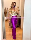 PANTALON ACAMPANADO METALIZADO