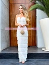 VESTIDO CON BARBITAS Y LENTEJUELA