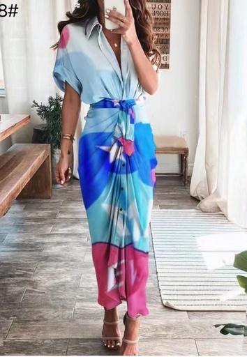 VESTIDO DRAPEADO NEVER PRINT