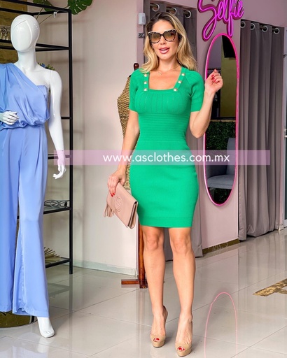 VESTIDO TEJIDO HILO STRETCH