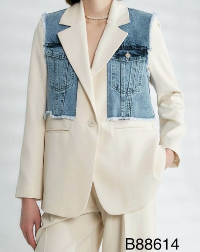 BLAZER CON MEZCLILLA
