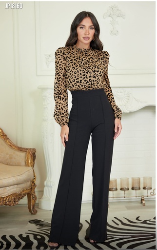 PALAZZO NGO ANIMAL PRINT MANGA LARGA