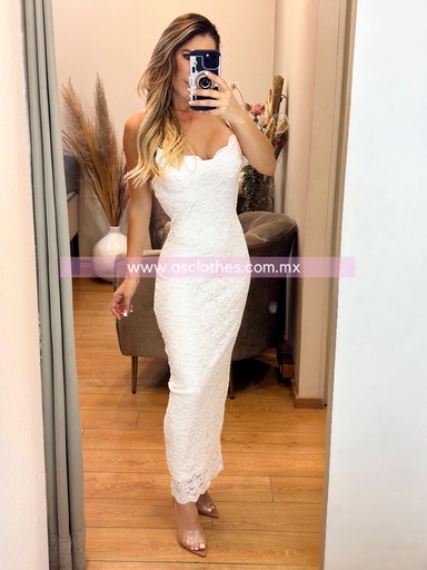 MIDIDRESS LAPIZ ENCAJE
