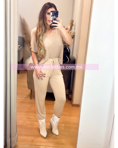 SET PANTALON JOGGER CON BOLSAS TELA SUDADERA