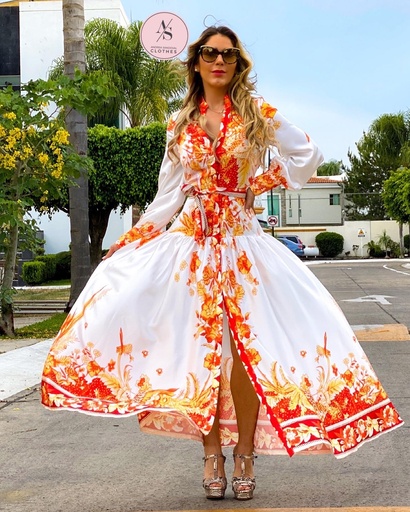 MAXI DRESS SATINADO