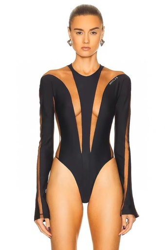 PANTIBLUSA MANGA LARGA CON TRANSPARENCIAS