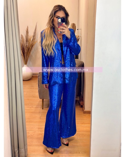 TRAJE SASTRE LENTEJUELA